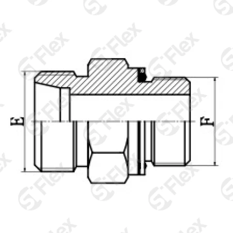 Прямой, DKO-L/S 24°—Резьба G (BSPP), ввертной (ш-ш.к.)