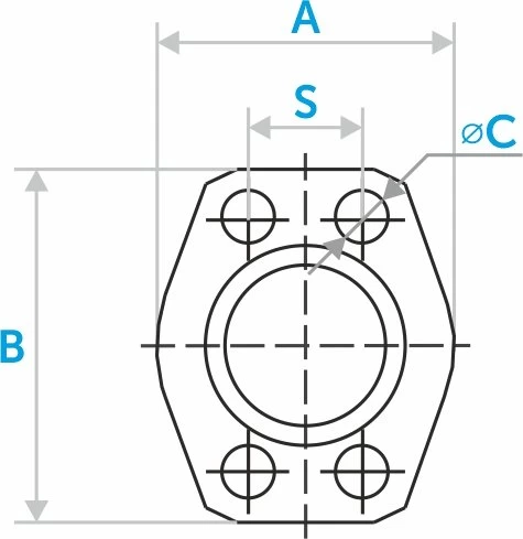 Скоба крепежная (фланец) STK (Komatsu)