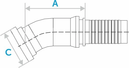 Фланец SFS, угол 30°