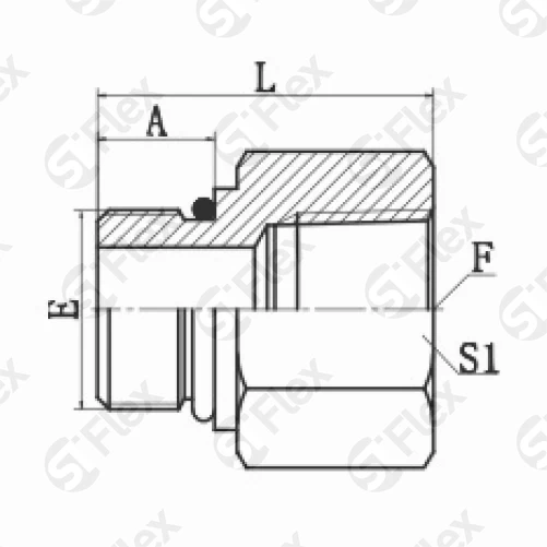 Прямой, NPT—Резьба G (BSPP), ввертной (г-ш.к.)