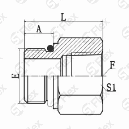 Прямой, NPT—Резьба М (Metric), ввертной (г-ш.к.)