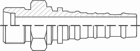 Фитинг DKOS штуцер-конус 24° (Interlock)