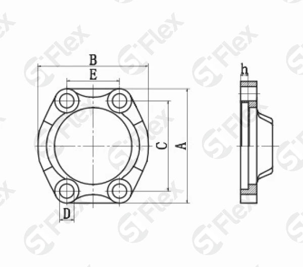 Скоба неразъёмная, SFL (с)