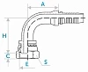 Фитинг BSP 90° ниппель-сфера