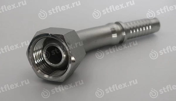 Фитинг-гайка DKL, ниппель-сфера 45°