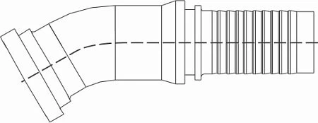 Фланец SFS, угол 30°