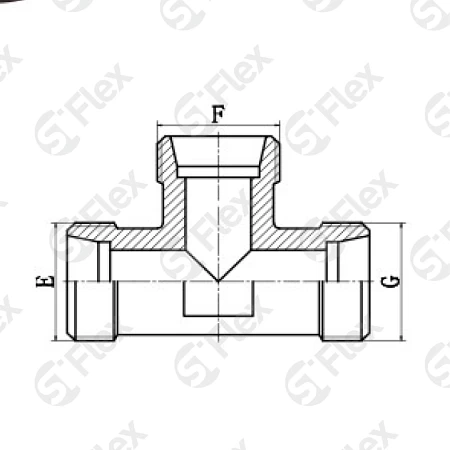 Т-образный, редуционный, DKO-L/S 24°, проходной (ш-ш-ш)