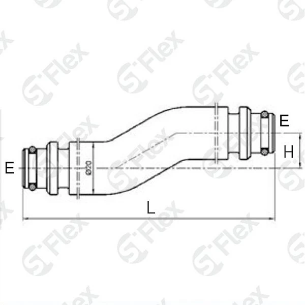 Прямой, S-образный, STECK, проходной (н-н)