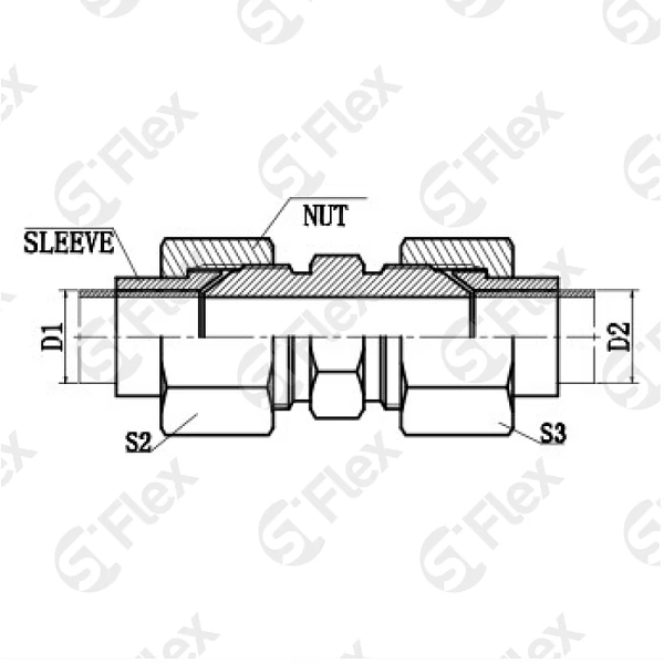 Прямой, DKI 74°, проходной (ш-ш)