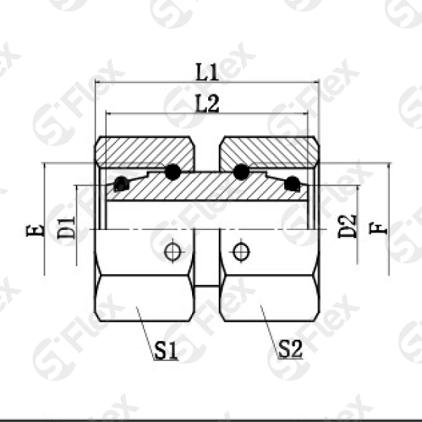 Прямой, DKO-L/S 24°, проходной (г-г)