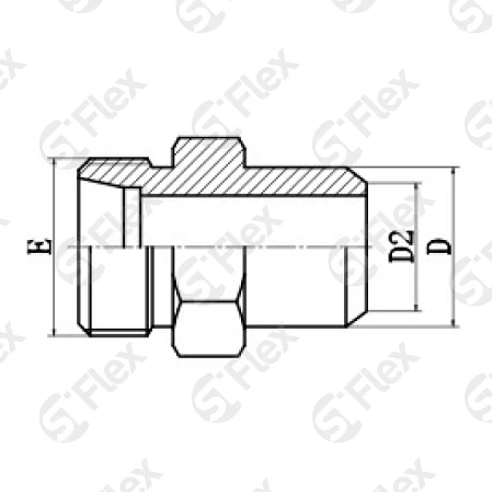 Прямой, DKO-L/S 24°—Соединение приварное (ш/п)