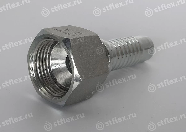 Фитинг с гайкой DKI ниппель-обратный конус 74°