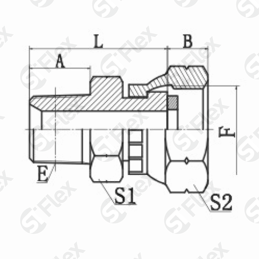 Прямой, BSP 60°—Резьба R (BSPT), для подключения манометра (ш-г)