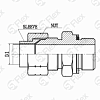 Прямой, JIC 74°—Резьба G (BSPP), ввертной (ш-ш.к.)