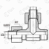 Т-образный, JIC 74°—Резьба Z (NPT), ввертной (ш-ш-шz)