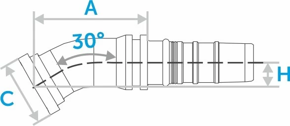 Фланец SFL 30° (Interlock)