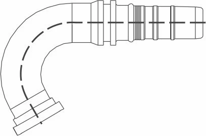 Фланец SF Cat 105°-135° (Interlock)