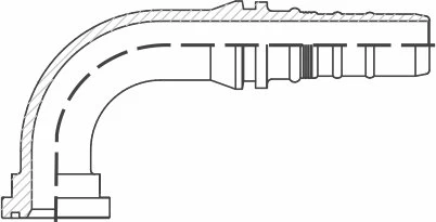 Фланец SFS 90° (Interlock)